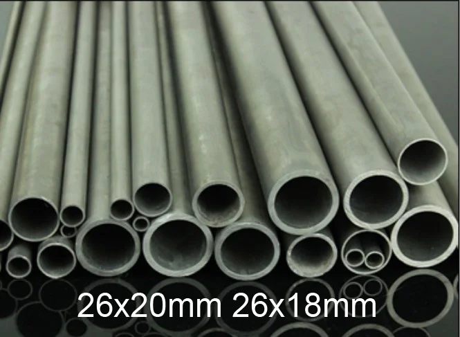 26mm od 26x20mm 26x18mm gr2 seamless titanium tube grade 2 Titanium Pipe heating titanium alloy pipe Industrial ti pipe TA2