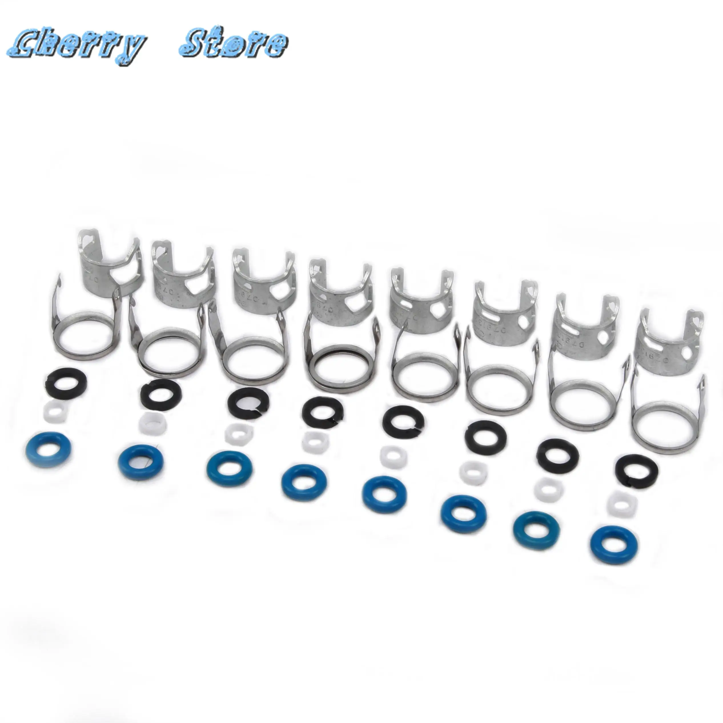 8PCS Fuel Injection Nozzle O-ring Seals Set 06E 998 907 For VW Touareg Audi A4 A5 A6 A8 S5 S6 S8 Q7 R8 RS4 06E998907