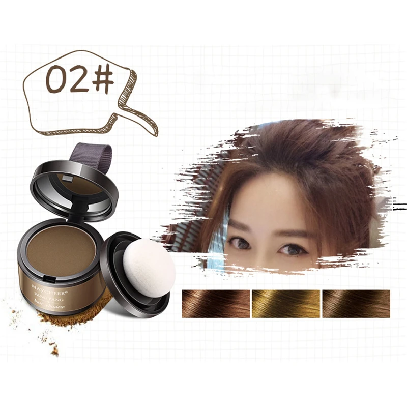 Hair Fluffy Powder Instantly Black Brown Root Cover Up Natural Instant Hair Line Shadow Powder Hair Concealer Coverage T0821