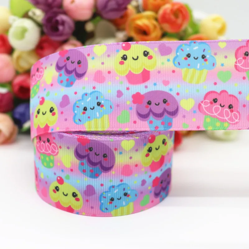 10 Yards 1,5'' 38MM Niedliche Bedruckte Grosgrain-Bänder für Haarschleifen DIY Handarbeitsmaterialien Y2020070701 – Detail 6