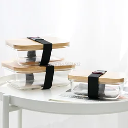 Glass preservation box, preservation bowl, fruit box, microwave oven, lunch box, lunch box with lid