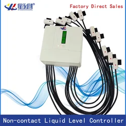 XKC-CY10 Multi-Points Real-Time Automatic Water Liquid Level Detection Controller,Pumping Level Gauge for Water Pump/Tower/Tank
