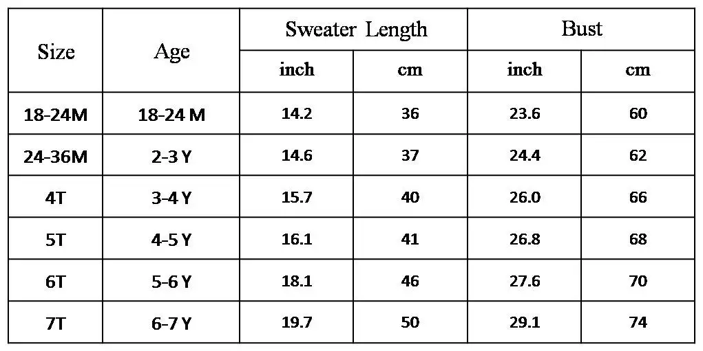 Christmas Baby Girls Boys Warm Sweater Tops Cartoon Print Long Sleeve Pullover Knit Tops Outfit 1-7Years