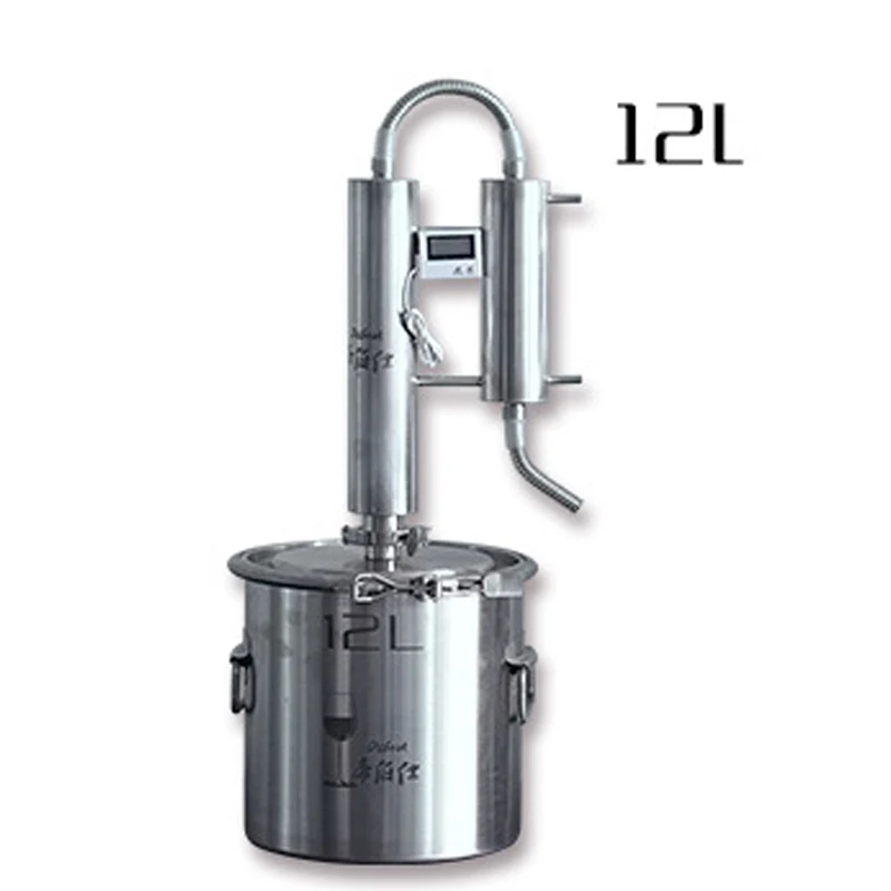 20L 304 stainless steel stills brewing equipment, homemade wine pure dew, distilled water vessels, distillation tower