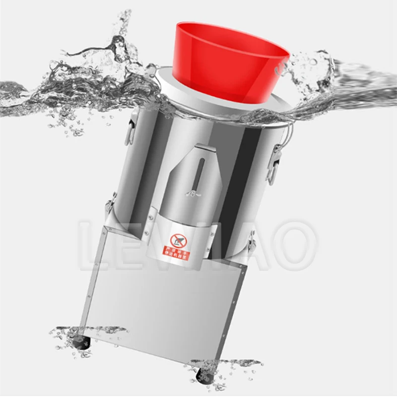 Triturador elétrico multifuncional automático, máquina comercial de partículas de alimentos, corte de legumes picados, equipamento