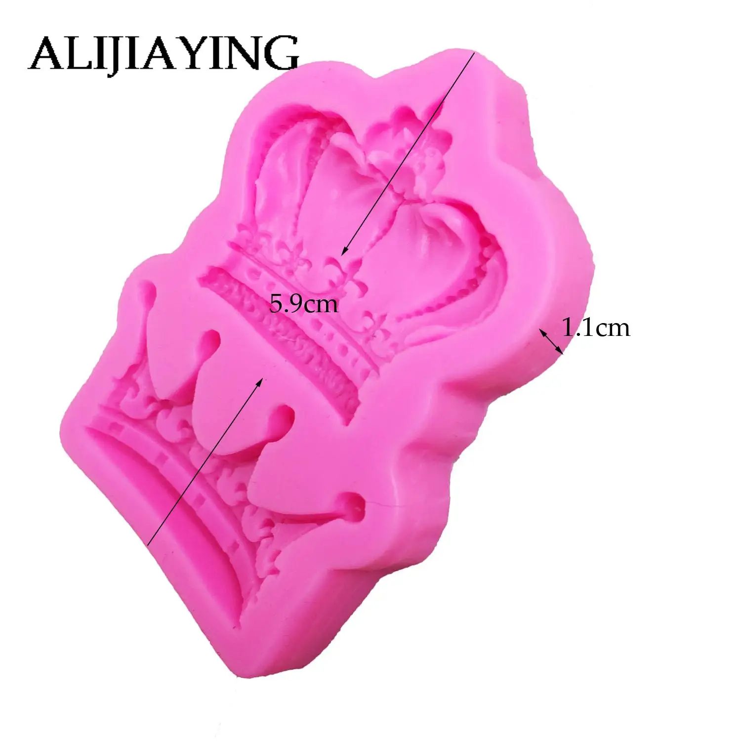 M0761 Royal crown silicone fandont mold Silica gel moulds crowns Chocolate molds candy mould wedding cake decorating tools