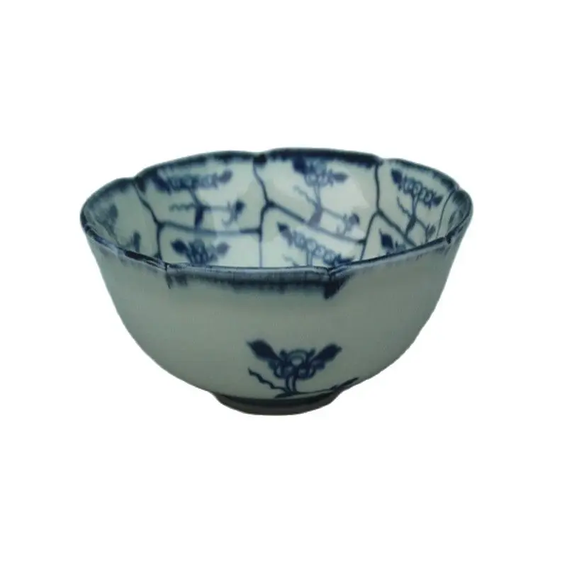 China Porcelain Blue And White Flower Bowls Old Porcelain Tableware Bowl