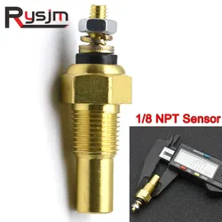 1/8 NPT Wasser Öl Temperatur Sensor 10mm Universal Auto Auto Lkw Digital Sender Wasser Temp Sensor Racing Elektrische Gauge einheit