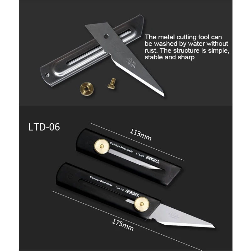 Blade for hand model of stainless steel art knife grafting hand plaster CK-1 CK-2 Spare Blades Hobby Knife Original Made