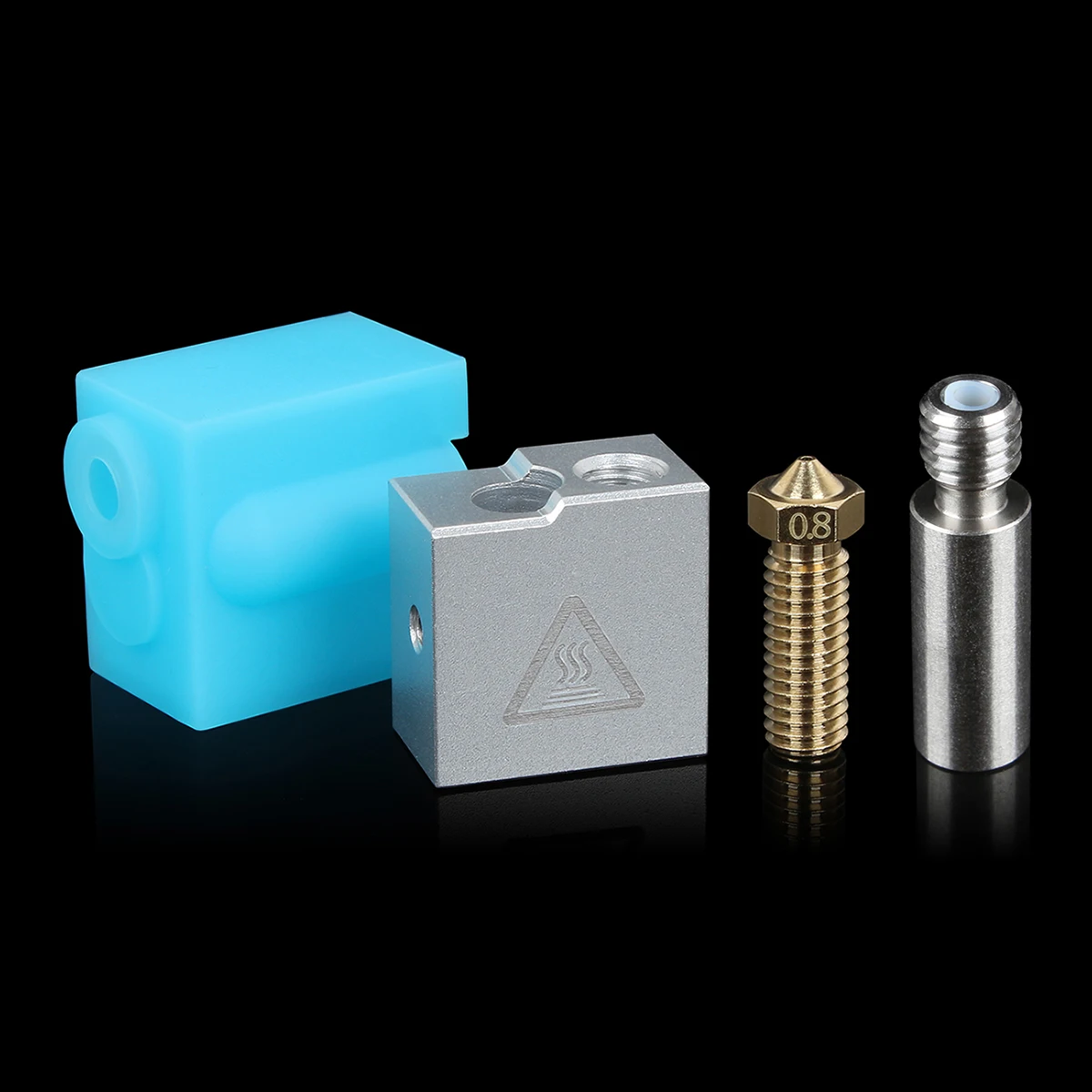 LERDGE 3D Printer Parts BP6 E3D V6 Volcano Hotend Module 0.4mm/0.8mm 1.75MM Nozzle Kit  Bowden Extruder Hot End Accessories