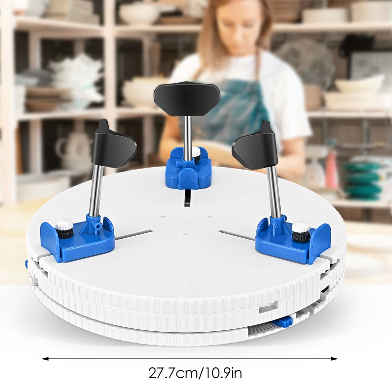 Pottery Repair Turntable Sculpting Wheel Ceramic Throwing Machine Turntable Sculpting Clamp Repair Tools For Pottery Wheel