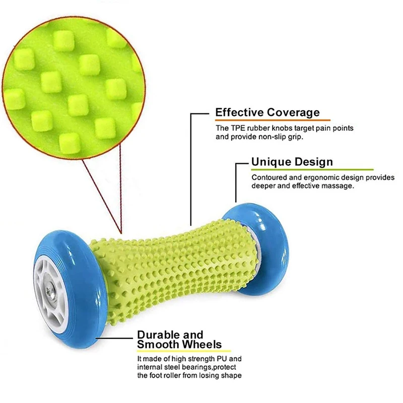 Rolka do stóp masaż do ulgi podeszwowa Fasciitis i pięta Foot Arch ból refleksologia masażer do pleców noga ręka do rozluźniania mięśni Hot