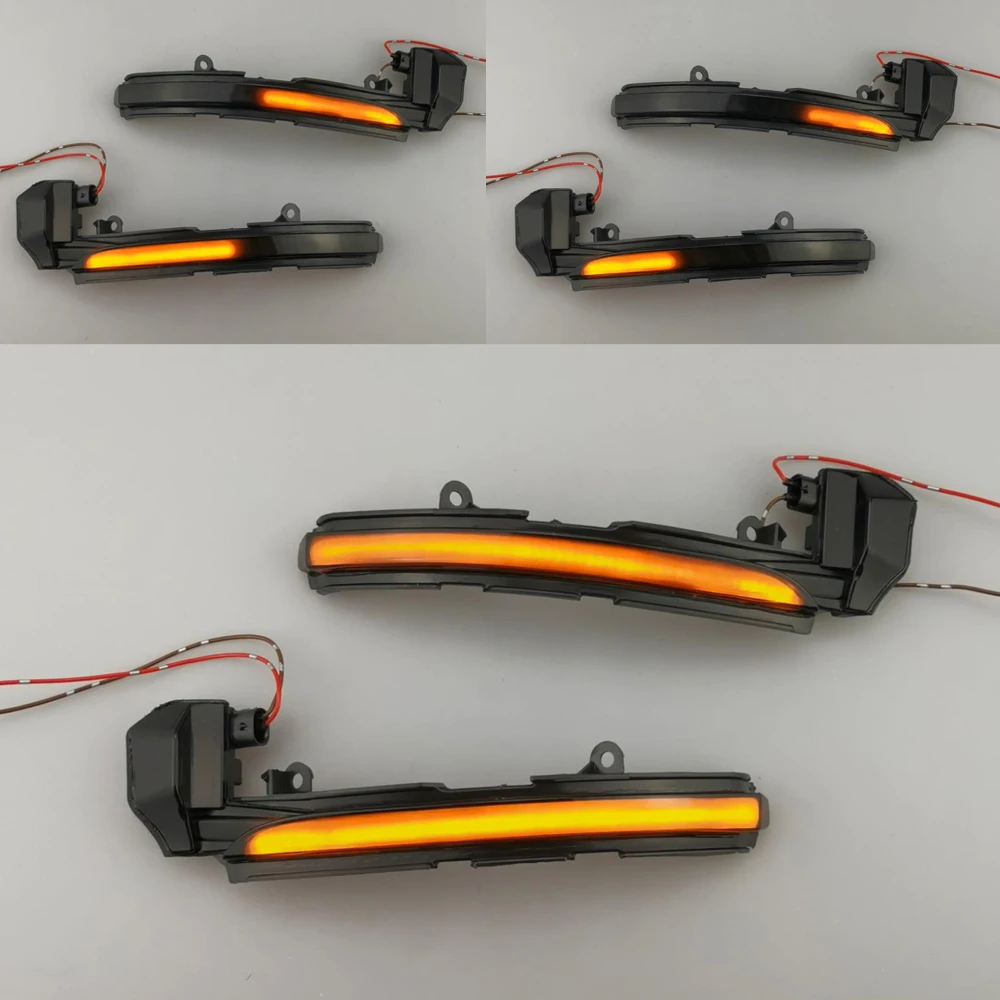 2PCS Turn Signal Light For Jaguar XJ X351 2010-2019 F-type X152 2013-2020 Dynamic Side Mirror Indicator Lamp Sequential Blinker