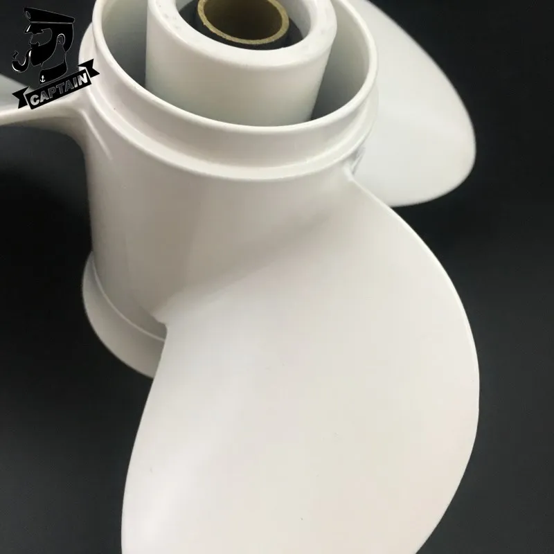 Captain Outboard Engines Propeller 9 7/8x11 1/4 For Yamaha 20HP 25HP 30HP F20 F25 F45 10 Tooth Spline RH 664-45947-01-EL
