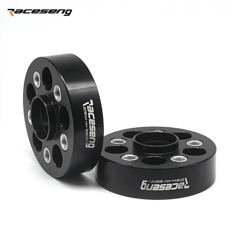 2Pieces 20/25/30/35/50mm aluminum alloy CNC wheel Spacers suit PCD 5x100 CB 57.1 for Audi A1, A2, A3, TT Volkswagen FOX, GOLF