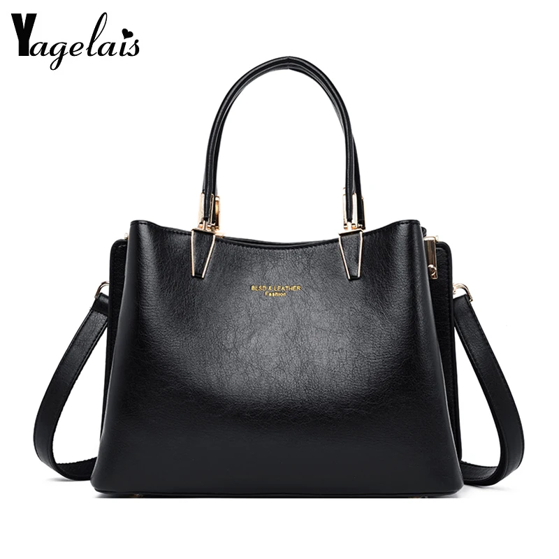 Vintage Handbags For Women High Quality Leather Shoulder Bag Female Crossbody Bag Ladies Tote 2024 Designer