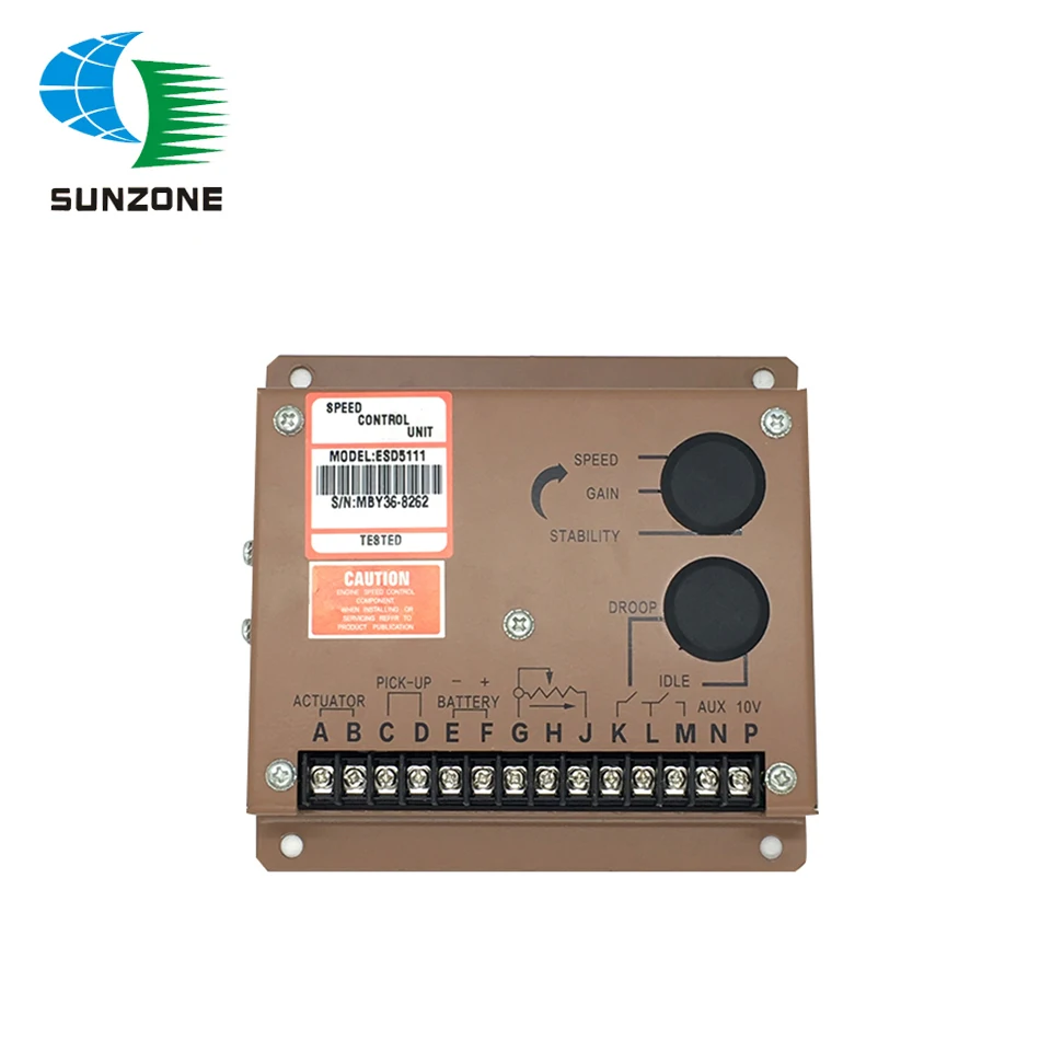 ESD5111 Engine Motor Speed Controller For Diesel Genset Controller Power Supply Generator Parts 12v 24v Speed Govornor