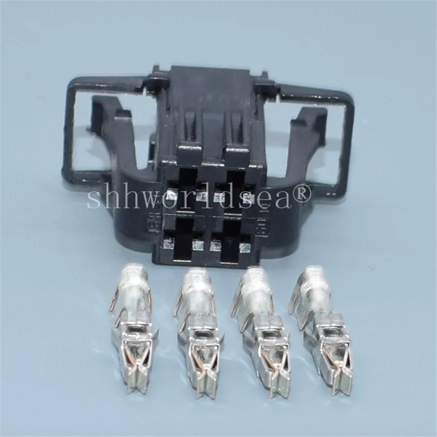 Shhworldsea  4Pin 2.8MM Auto Taillight Plug Plug 1J0 972 722 Unsealed cable Connector Socket 1J0972722