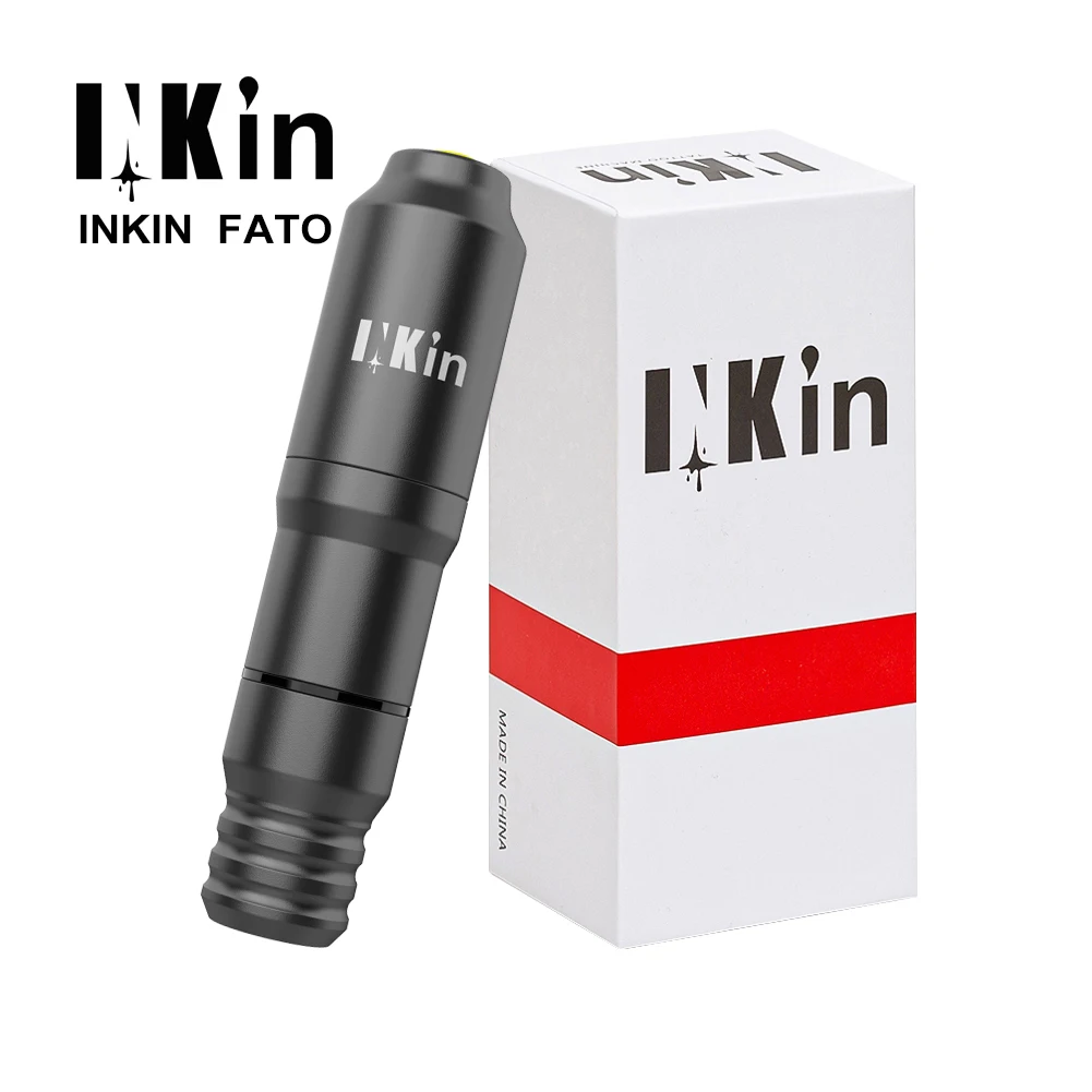 INKIN – Kit de Machine à tatouer MATO/FATO, cartouche rotative, stylo à tatouer, 32 pièces, tailles assorties, aiguilles, alimentation électrique