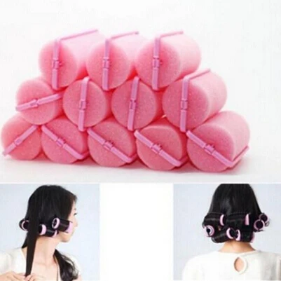 

6/8/10/12/14Pcs Soft DIY Hair Styling Tools Sponge Hair Styling Foam Hair Rollers Curler Hairdressing Tool Hot