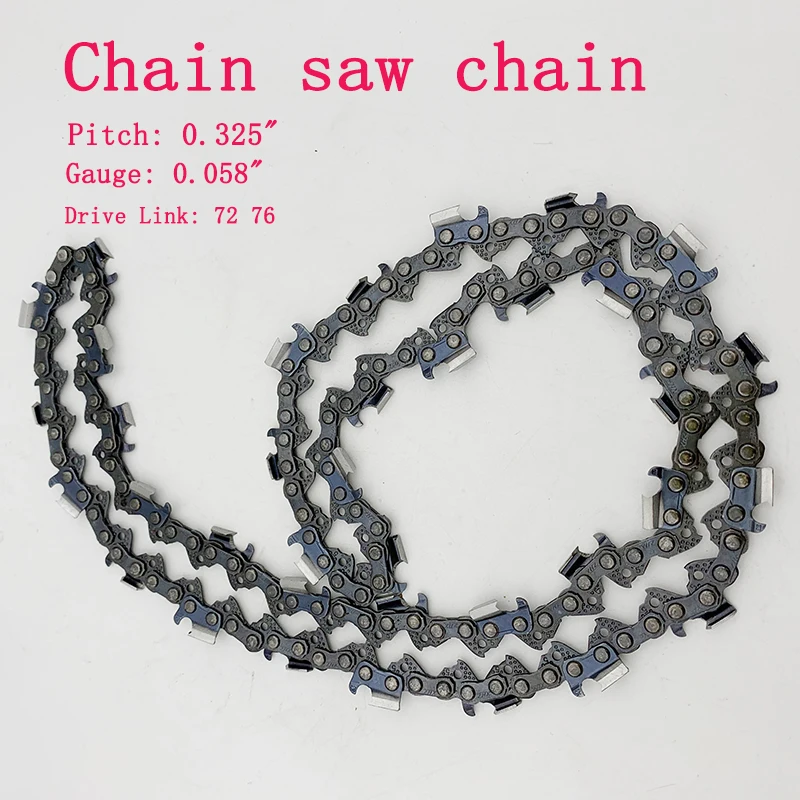 

18/20 Inch 72/76 Drive Link Chainsaw saw Chain Blade Wood Cutting Chainsaw Parts Chainsaw Mill Chain for Cutting Lumbers