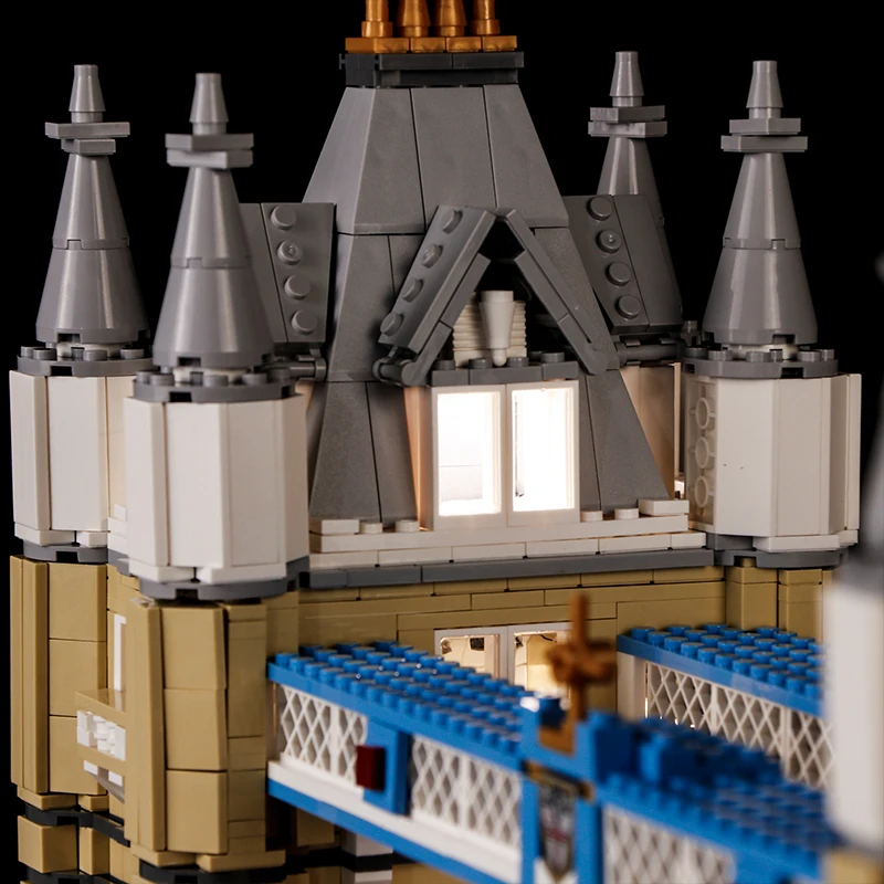 Vonado LED Lighting Kit for 10214 London Bridge Compatible 17004 City  Toys Light Set, Not Included the Building Block