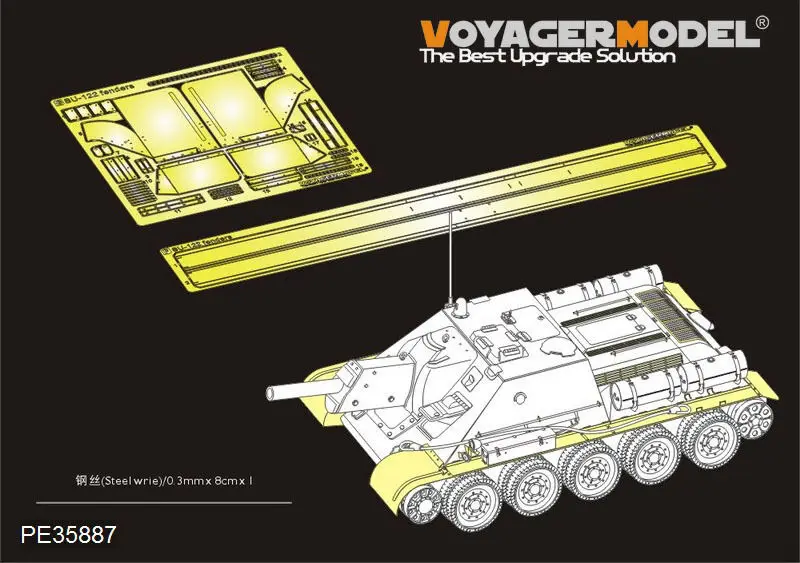 Voyager PE35887 1/35 WWII Russia SU-122 Basic  For MINIART 35175/35181 Upgrade Kit