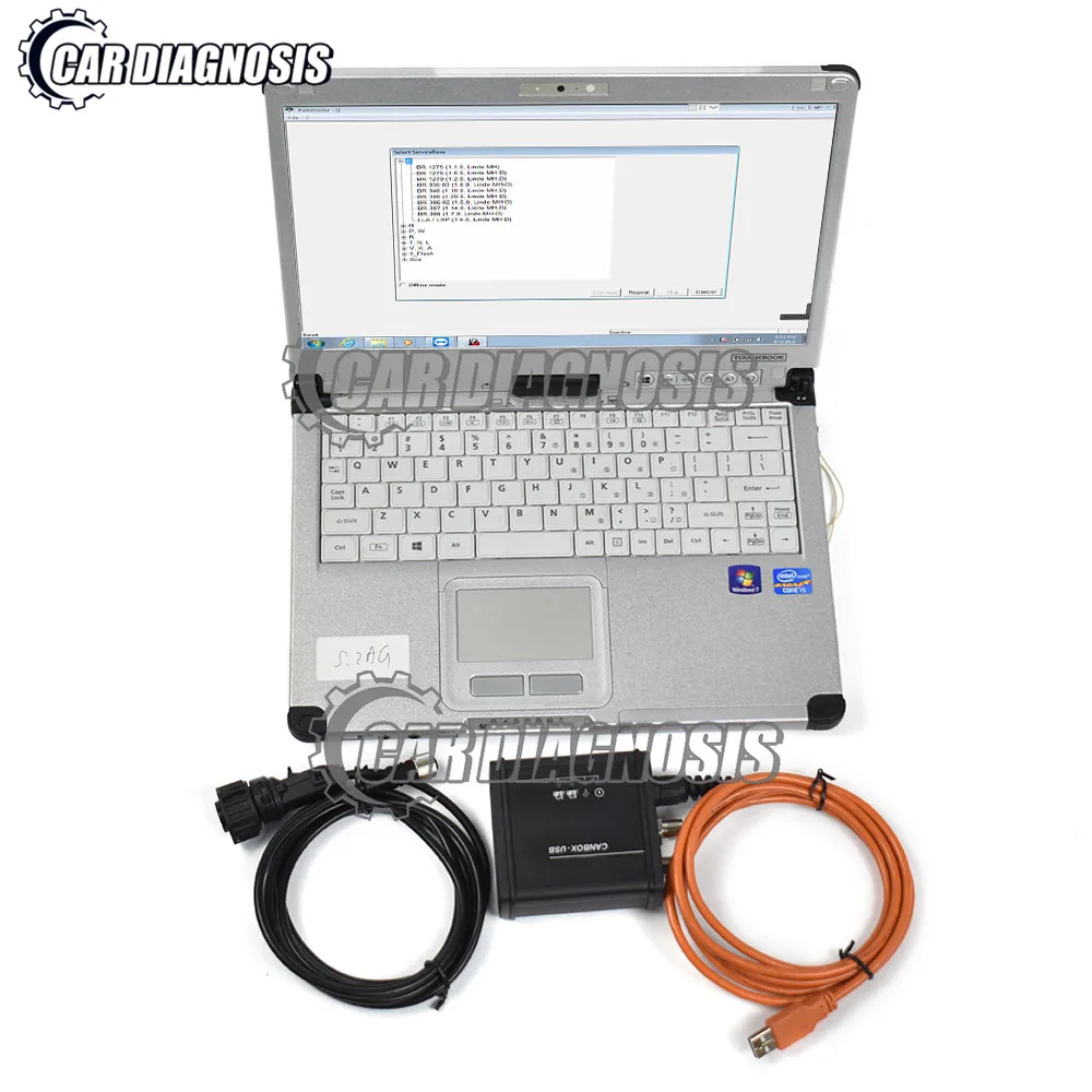 For Forklift Linde BT Canbox  USB Interface with CF C2 Laptop canbox-bt Fork lift Truck auto Diagnostic tool