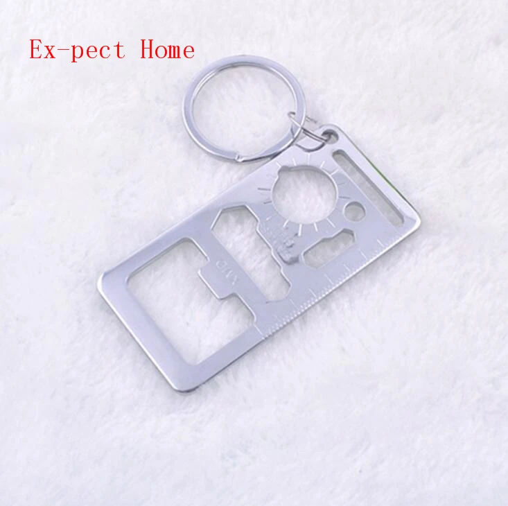 

200pcs Portable Bottle Opener Beer Bottle Can Opener Hangings Ring Keychain Tool