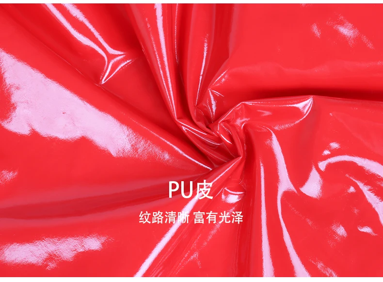 Nerazzurri Autumn Extra Long Soft Red Reflective Shiny Patent Leather Trench Coat for Women Double Breasted Maxi Korean Fashion