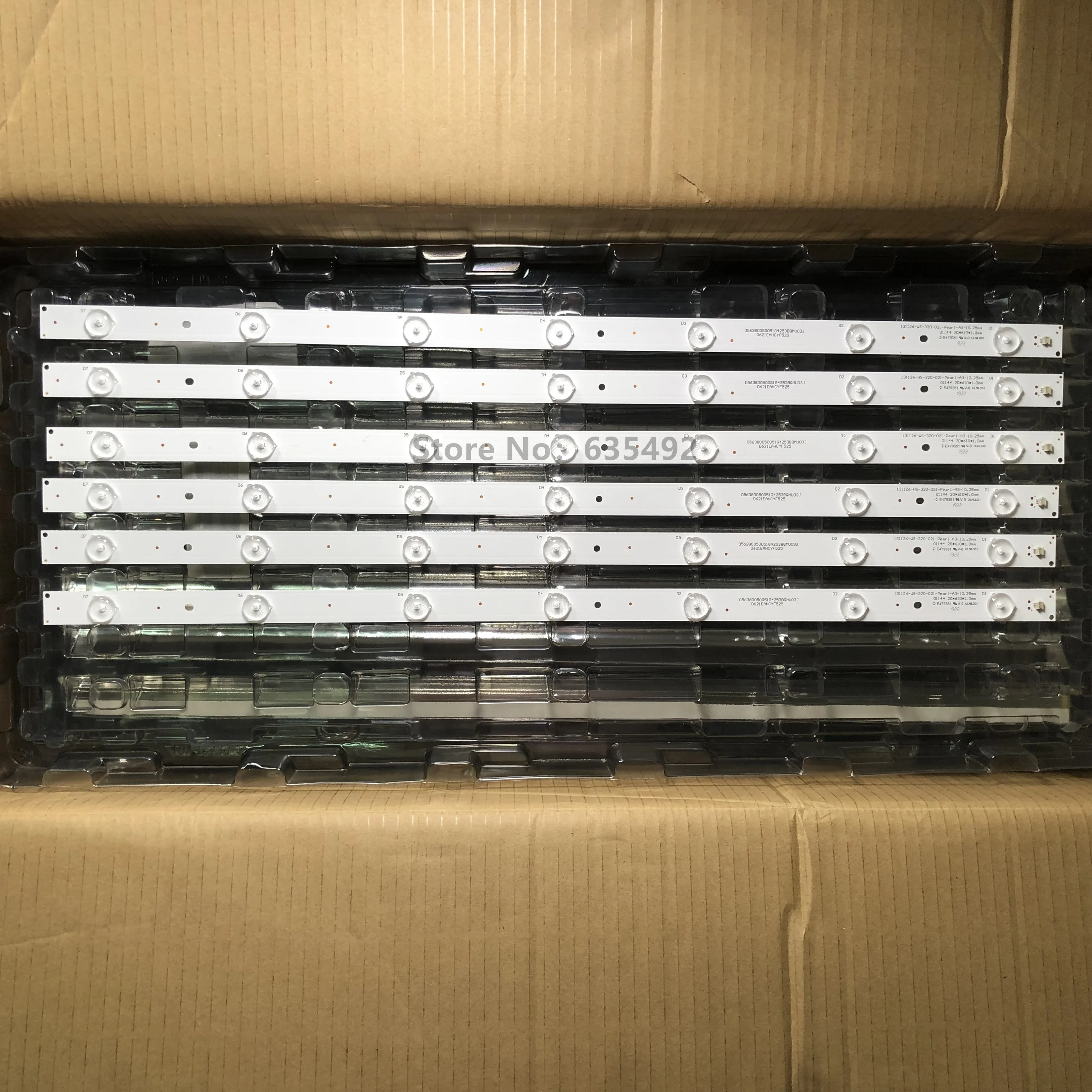 Strip131126-WS-320-021-Pear1-A3-10.25mm LED 3ชิ้นสำหรับ TC-32A400U V320HWSD06 TH-32A400C TH-32AS600C TC-32A400X TC-32A400B