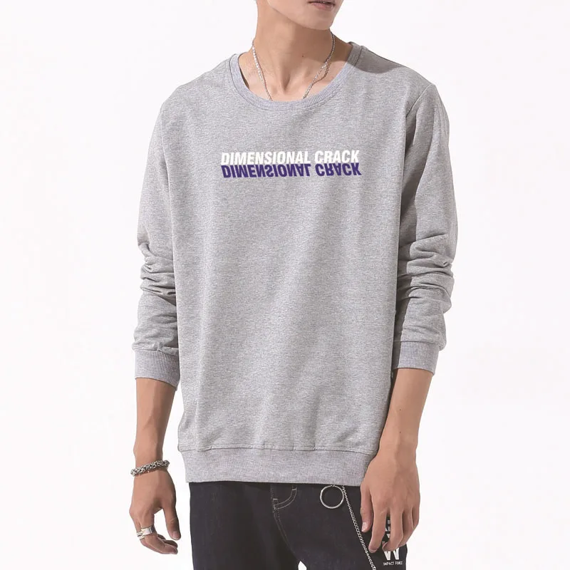 

Men's Round Neck Daily Soft Harajuku Large Size Hip Hop Casual Trend All-match Loose High Street Brand Handsome Popular Pullover