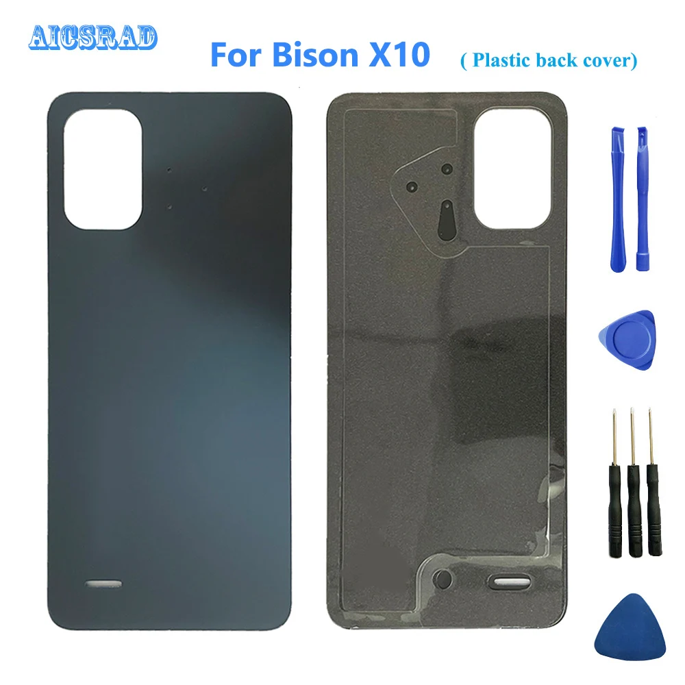 

KOSPPLHZ для UMIDIGI Bison X10 чехол для мобильного телефона задняя стеклянная крышка запасные части Bison X10 задняя крышка батареи