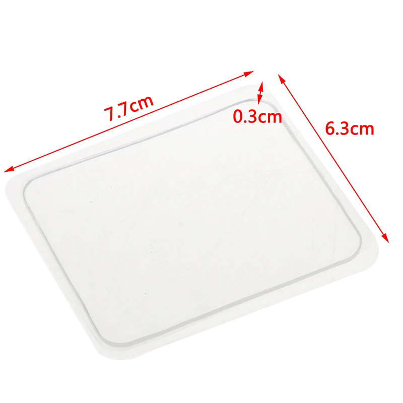 7.7*6.3*0.3 cm Sticky Gel Pads Siliconen Sticky Pads antislip Aangrijpende Pads Voor Auto telefoon