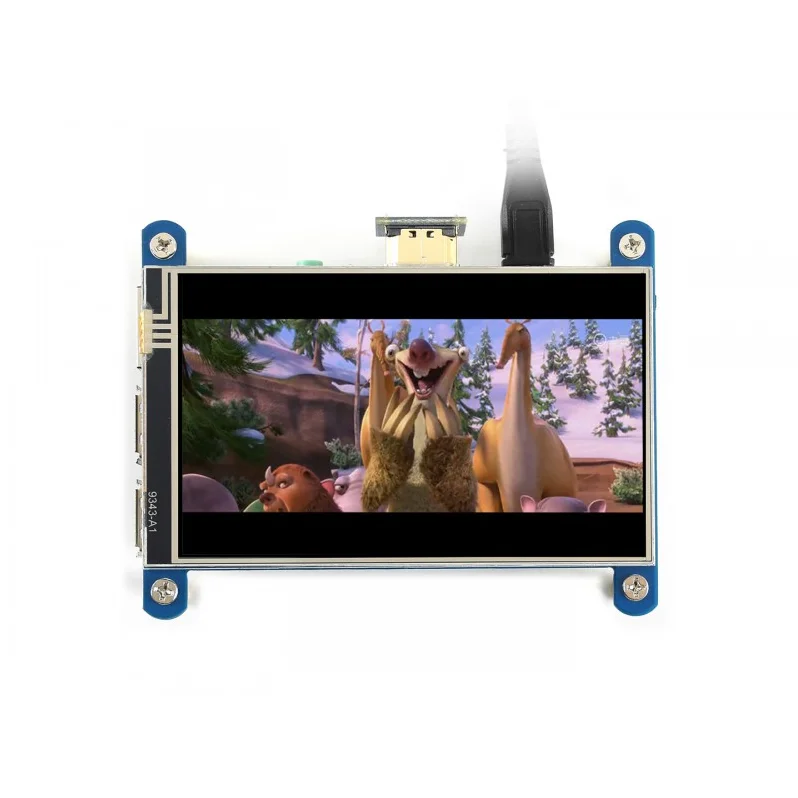 Waveshare 4inch HDMI LCD (H) Resistive Touch Screen IPS LCD 480x800 Resolution Designed for Raspberry Pi