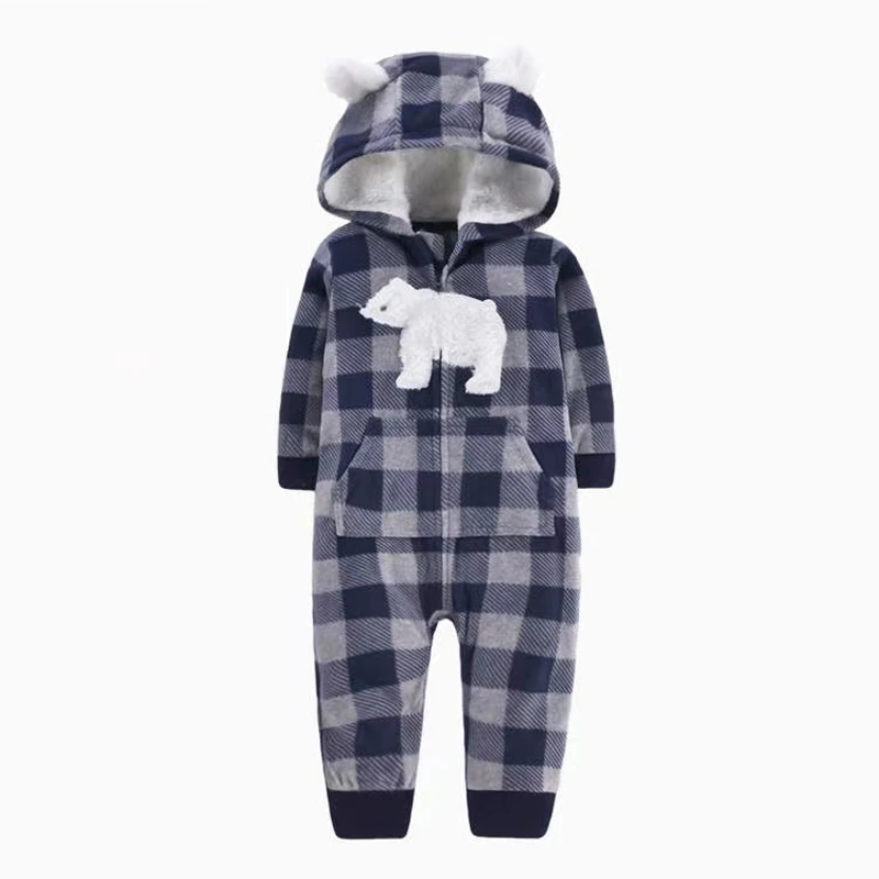 Newborn Baby Boys Clothes Baby Girl Romper Cartoon Hooded Long Sleeve Infant Cotton  Jumpsuit for Kids new born Baby Outfits