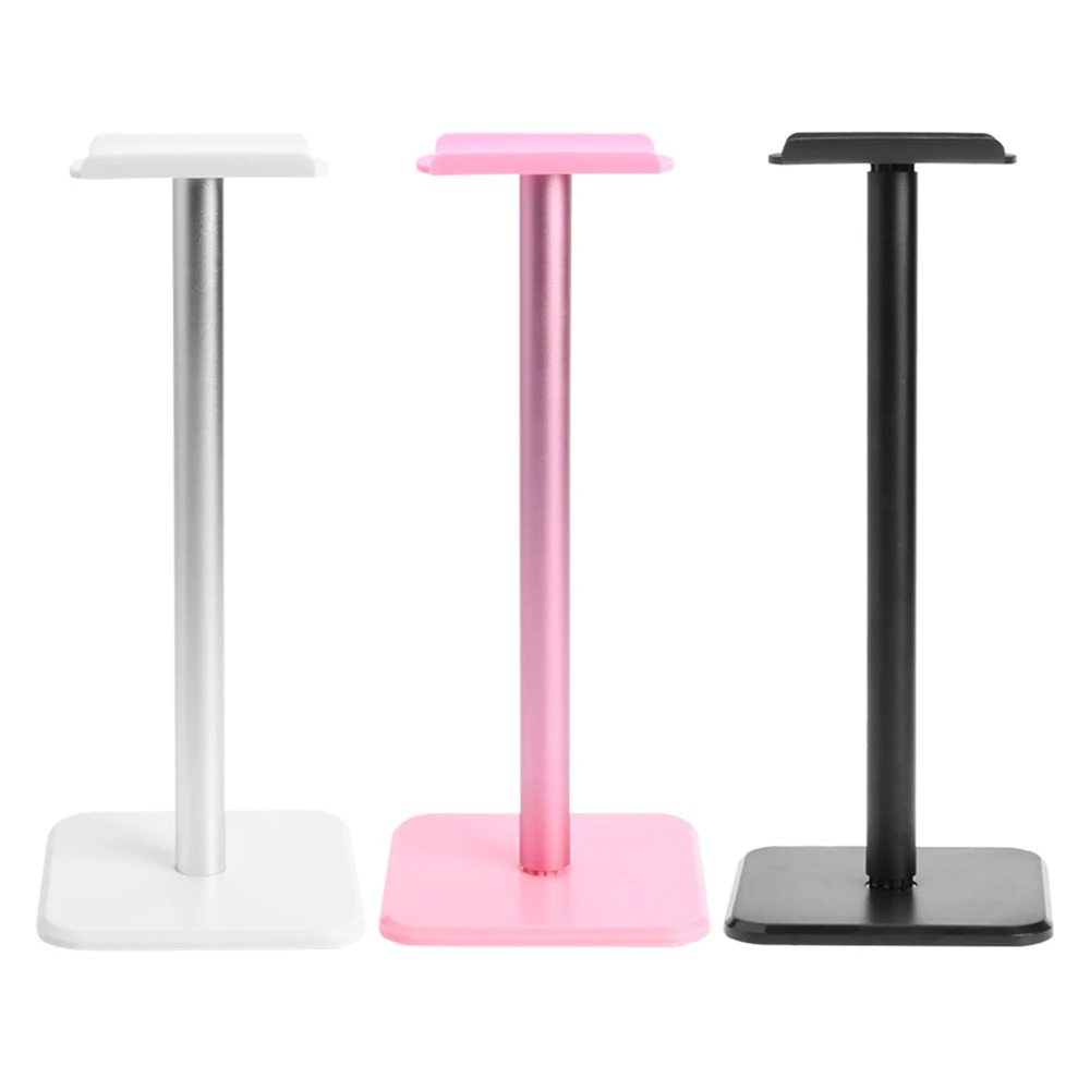 

Universal Headphone Holder Aluminum Earphone Gaming Headset Desktop Display Stand Bracket Hanger 230x110x25MM Black White Pink