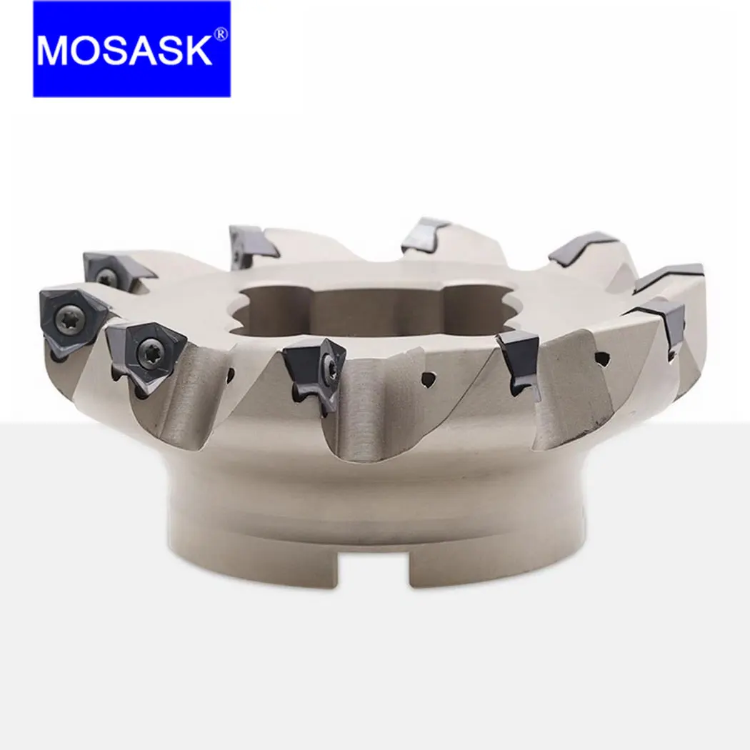 Mosasque-dupla Face Hexagonal Grande Profundidade de Corte Cnc Insert Fresa Wnmu 080608 Profundidade 90 Graus