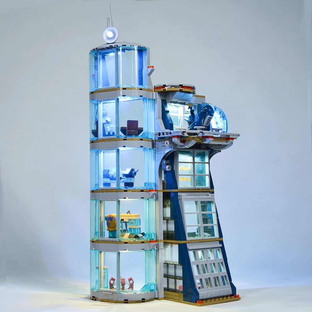 Led Light Kit For Tower Battle Toy Lighting Set Compatible With 76166 (NOT Include Model)