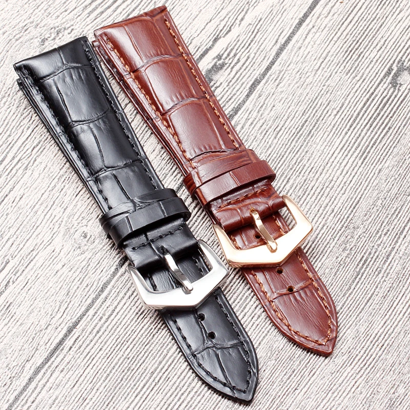 High quality Leather Straps for patek philippe leather watch strap pp Pin buckle 19mm20mm21mm22mm Men\'s watchband