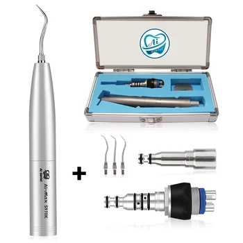 AI-S970K-KCL4 orthodontic dental air scaler handheld, 4 holes K-quick connection teeth whitening ultrasonic scaler tips