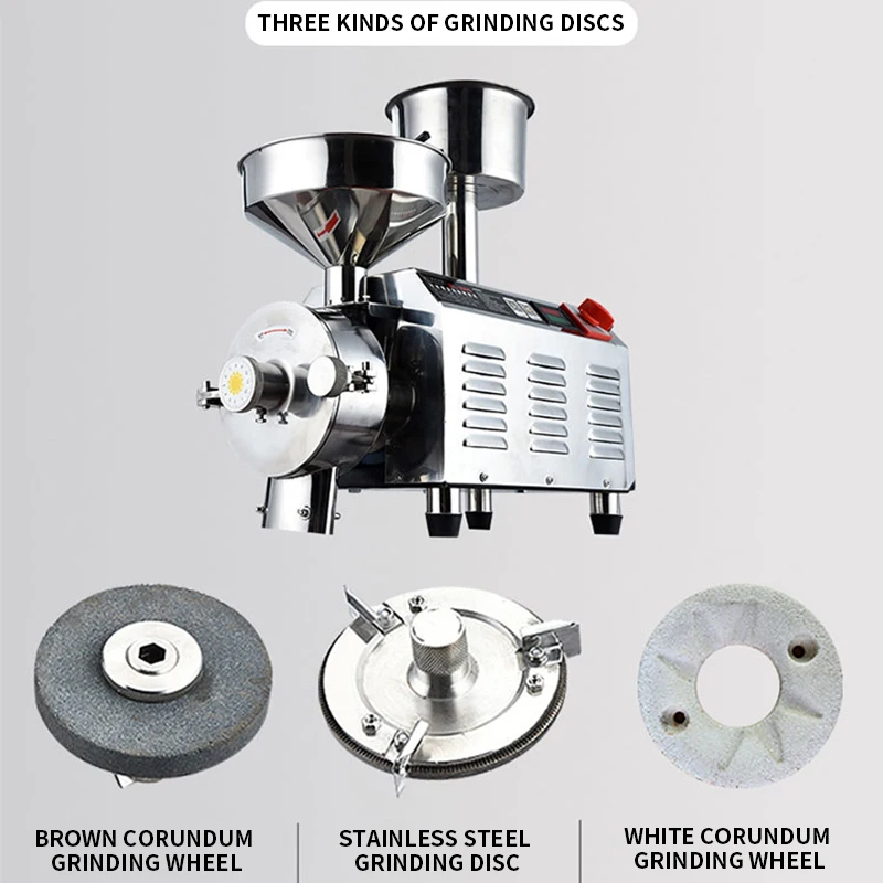آلة طحن الرطب والجاف 3000 واط المنزلية فائقة غرامة طاحونة التجارية متعددة الوظائف طحن و متعددة الحبوب العالمي