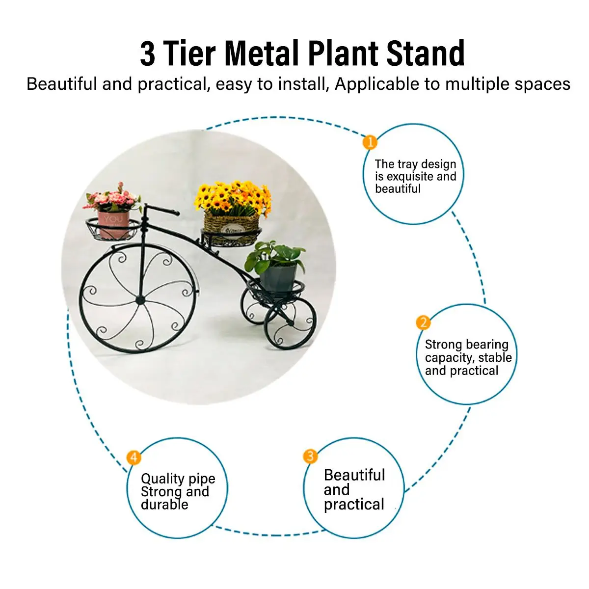 Eisen Anlage Regal Blume Rack Nordic Metall Boden Regal Multi-schicht Fahrrad Metall Regale Pflanzen Stehen Außen Metall Garten dekore