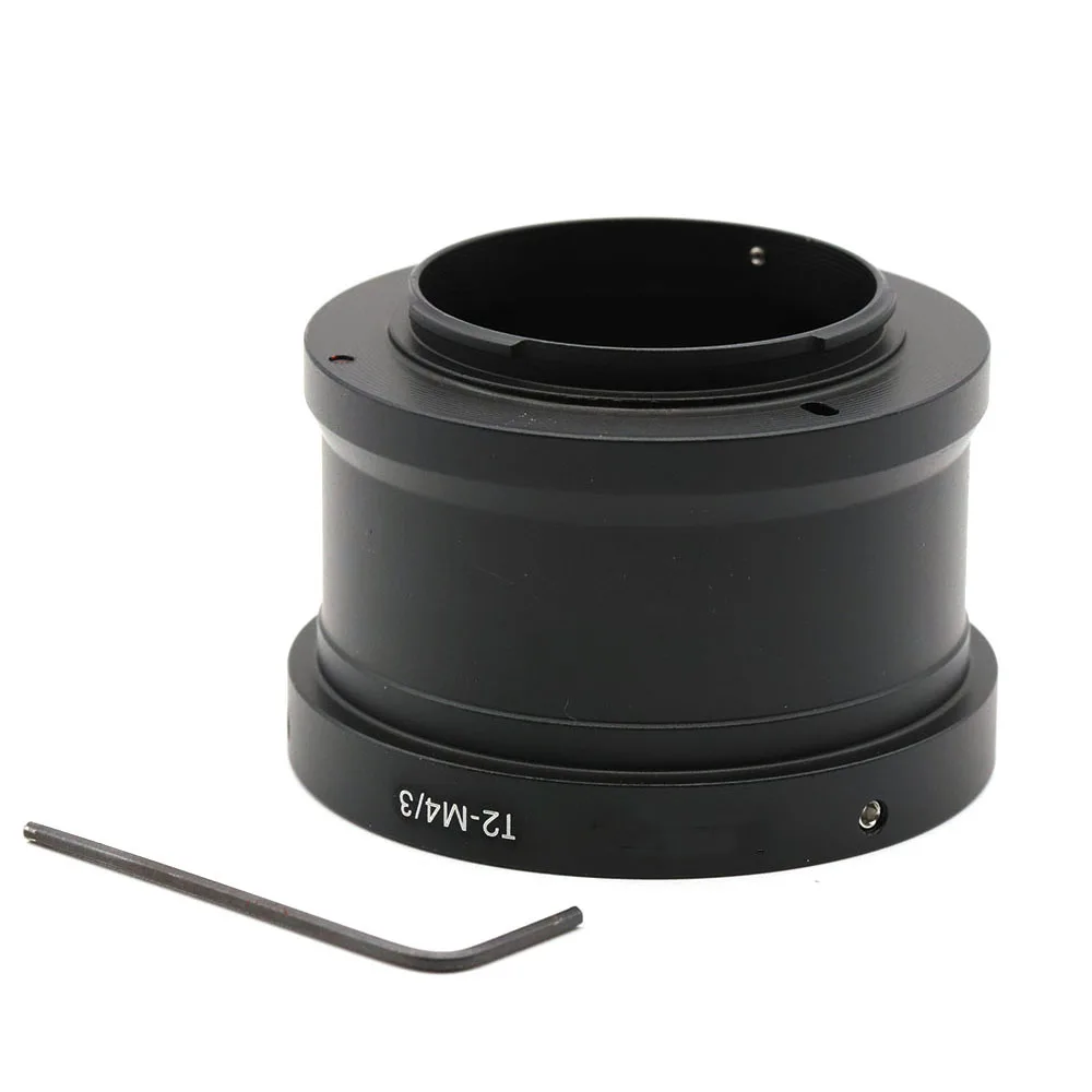 حلقة محول تركيب T/T2-M4/3 لتلسكوب T2 (M42x0.75) أو عدسة إلى كاميرات تركيب Micro 4/3 لباناسونيك/أوليمبوس