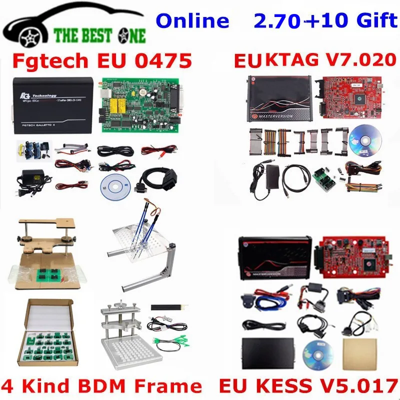 أفضل أداة لتعديل ECU بـ Red: تقييم شامل لـ KESS V5.017 + KTAG V7.020 + Galletto 4 + إطار BDM المعدني
