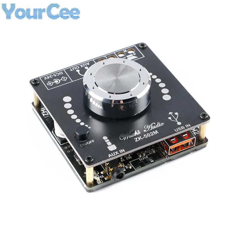 ZK-502M MINI Power Audio Stereo Amplifier Board Module 50WX2 50W+50W AMP Amplificador Home Theater ZK-502