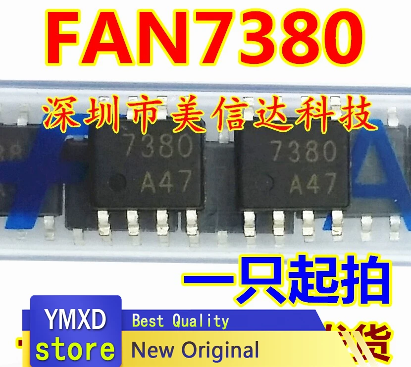 

10pcs/lot FAN7380 7380 LCD power management chip imported from new patch SOP-8 of 8 feet