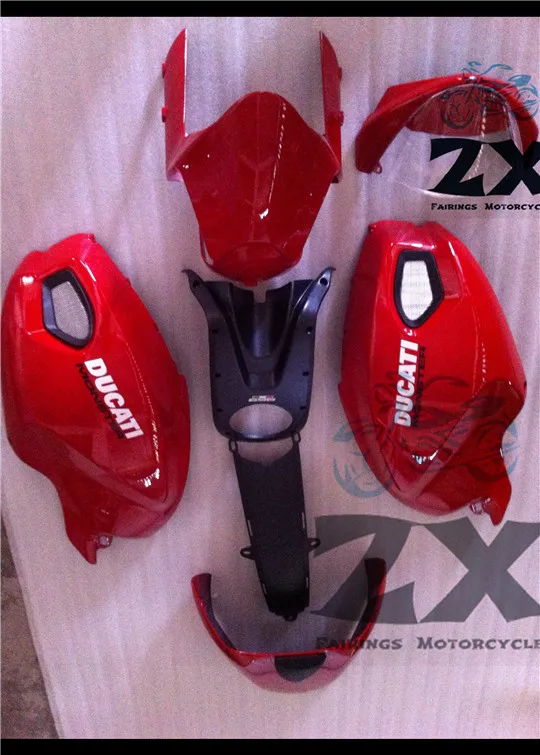 Motorcycle Fairings For Ducati 696 796 795 M1000 M1100 2009 2010 -2015 Injection ABS Plastic Fairing UV painted  FairingS