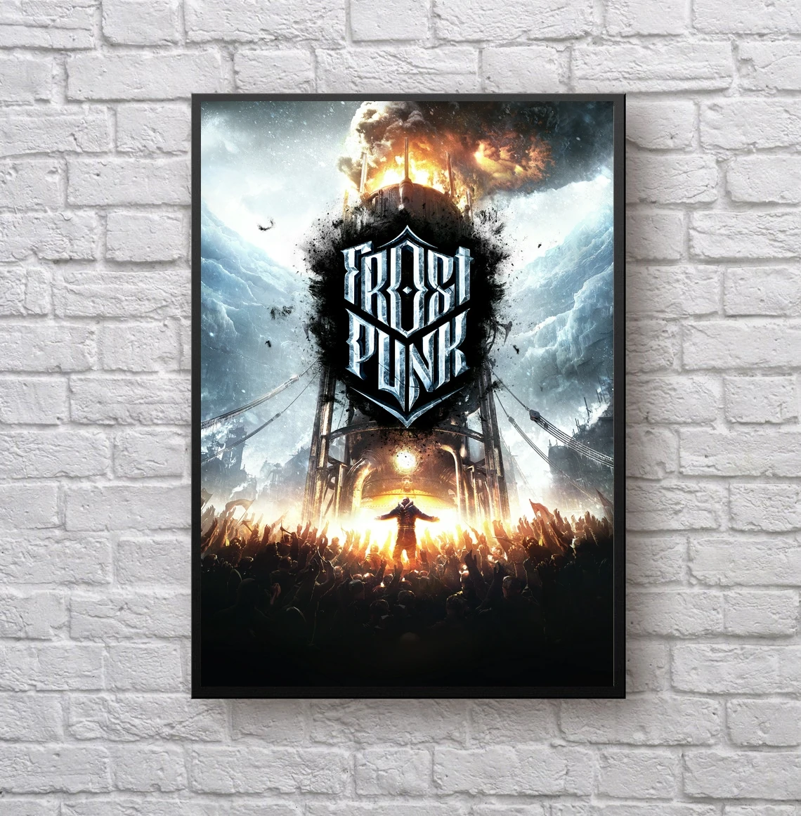 

Frostpunk видео игра холст постер для дома картины для украшения стен (без рамки)