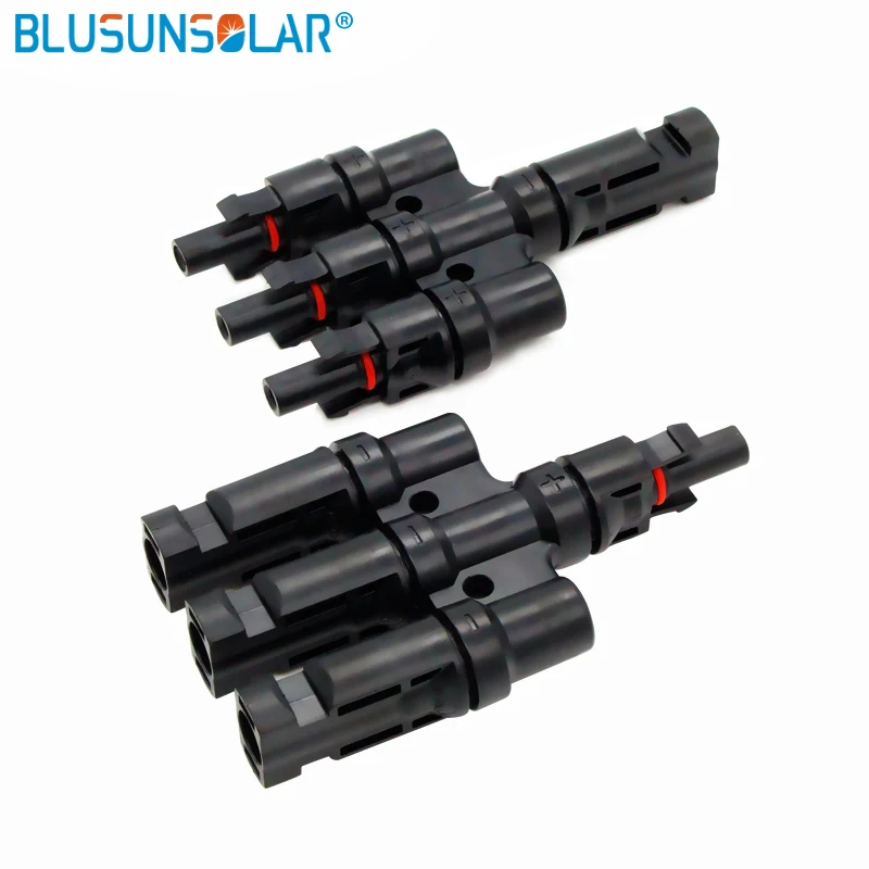 

3 in 1 T Branch SOLAR PV Connector Manufactuers IP67 PV SOLAR PV Connector Used For Solar Cable 2.5/4/6 mm 5 Pair